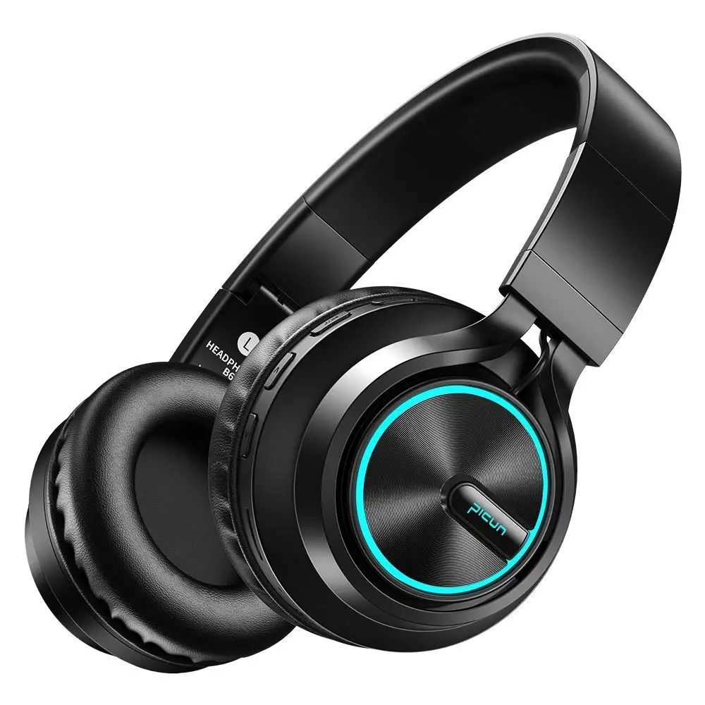 

Sound Intone B6 HIFI Wireless Bluetooth Headphone Big Gamer Earphone With Microphone Glowing Headsets Support TF Card for Iphone