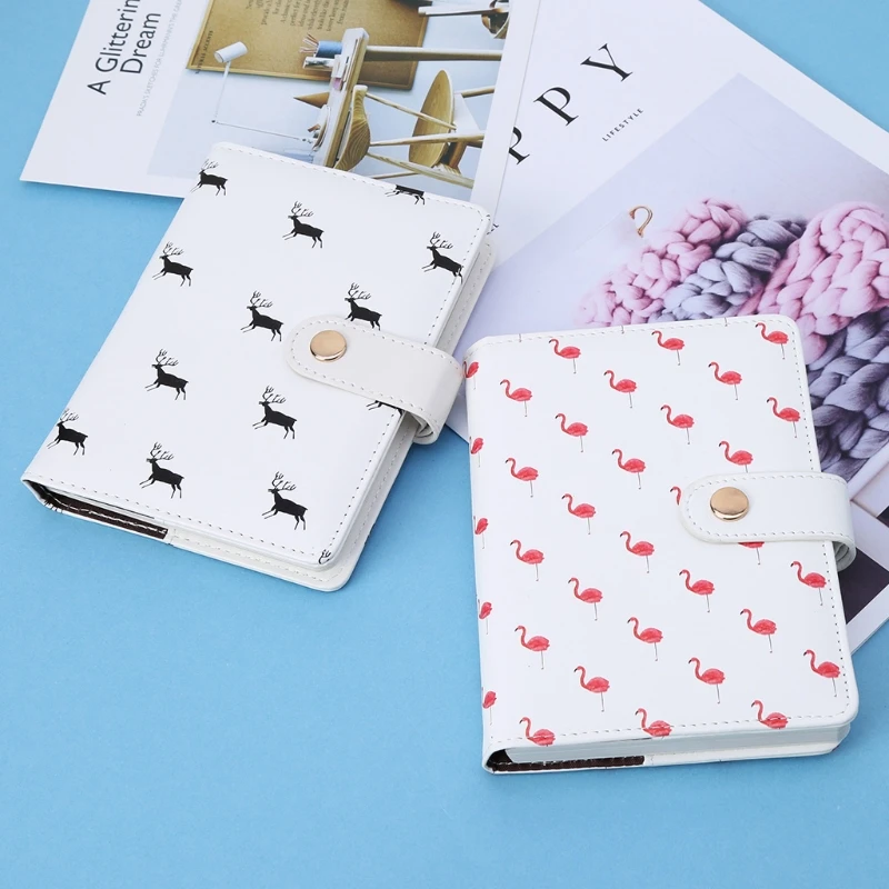 

Flamingo Deer Notebook Diary Note Book Leather Cover Daily Planner Stationery