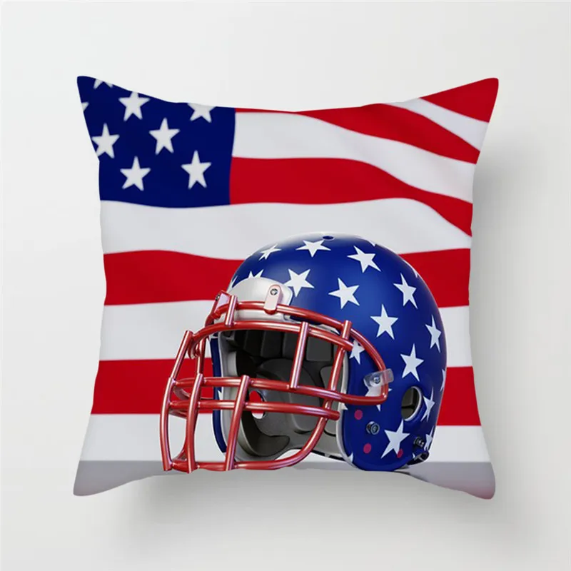 

Fuwatacchi Football Ethlete Match Cushion Cover Pillow Cover for Home Sofa Decor Office Soft Square Accessories Pillowcases