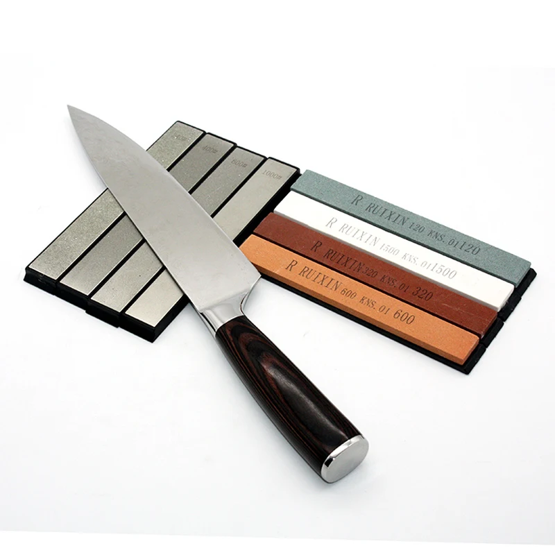 

RUIXIN 4 piece/set Kitchen knife angle sharpener sharpening diamond corundum whetstone honing stones grinding grindstone