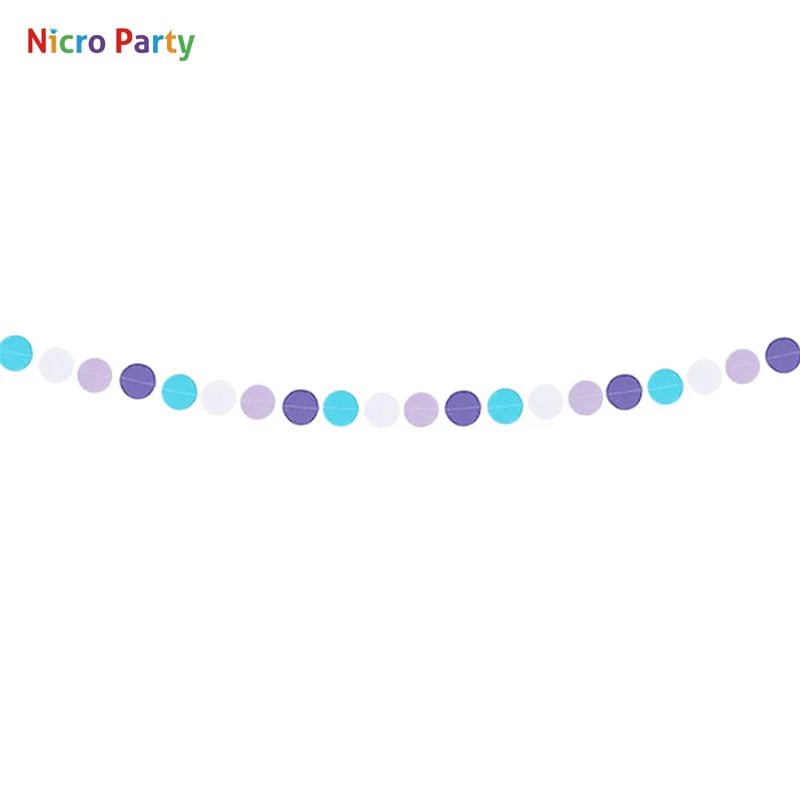 Nicro 29 шт./компл. синий фиолетовый белый с помпоном день рождения вечеринка