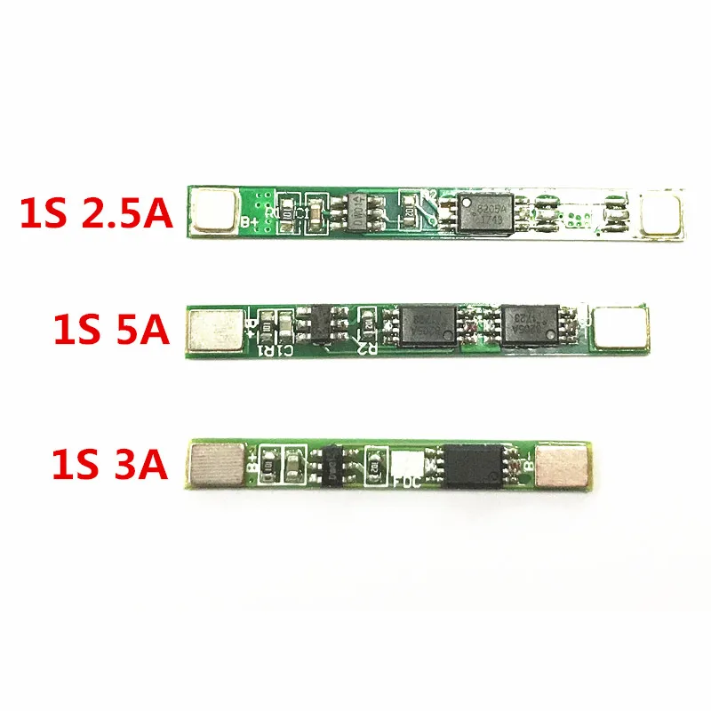 1S BMS 2.5A/3A/4A/5A/10A/25A 3 6 v 7 Защитная плата для литий ионной батареи|Аксессуары батарей| |