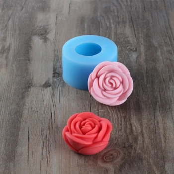 

3D Rose Silicone Soap Mold DIY Pudding Jelly Tool Handmade Candle Chocolate Candy Mould