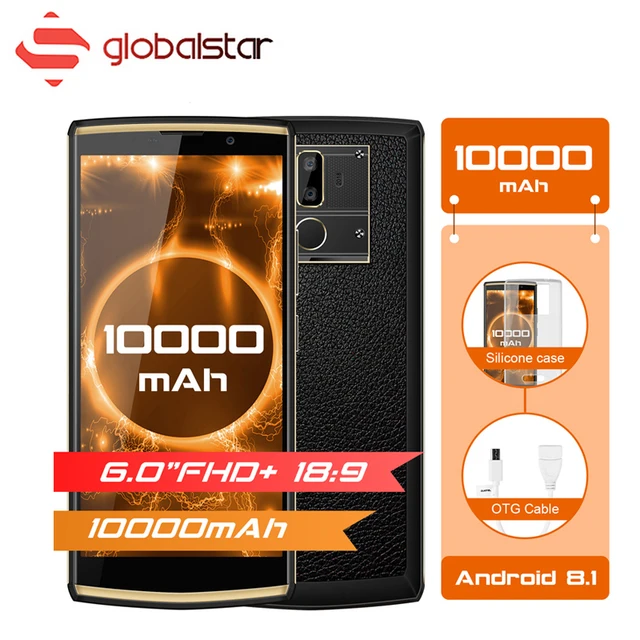 Best Offers Oukitel K7 10000mAh Big Battery Smartphone MTK6750T Octa Core 6.0 inch FHD+ Display 4G RAM 64G ROM Android 8.1 OTG 4G Cellphone