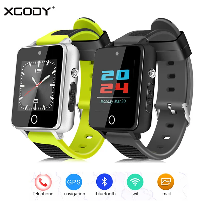 Xgody новые S9 Gps часы студенческие умные 1 54 ''Android 5 3g мужские с Bluetooth Hd камерой для