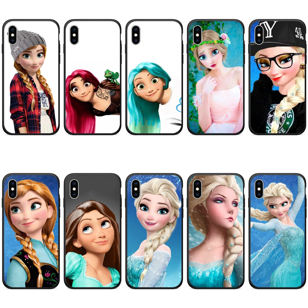 Black Soft TPU Case Phone for iphone xr case Telefon Shell iPhone 8 Plus xs max Cases |