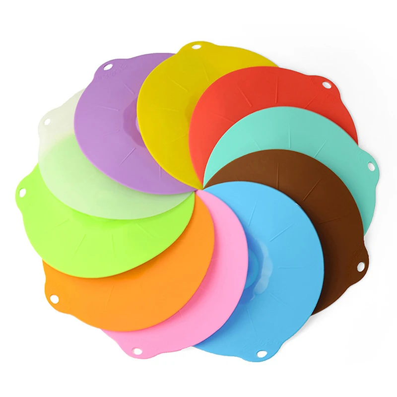 

Multi-function Cooking Tools Flower Cookware Parts Green Silicone Boil Over Spill lid Stopper Oven Safe For Pot/Pan Cover