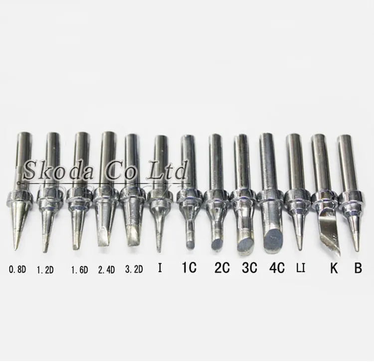 

13 pcs/lot 200 High-Frequency Electric Soldering Iron Tip Soldering Sting For Quick 203/204 hakkko atten Soldering Station
