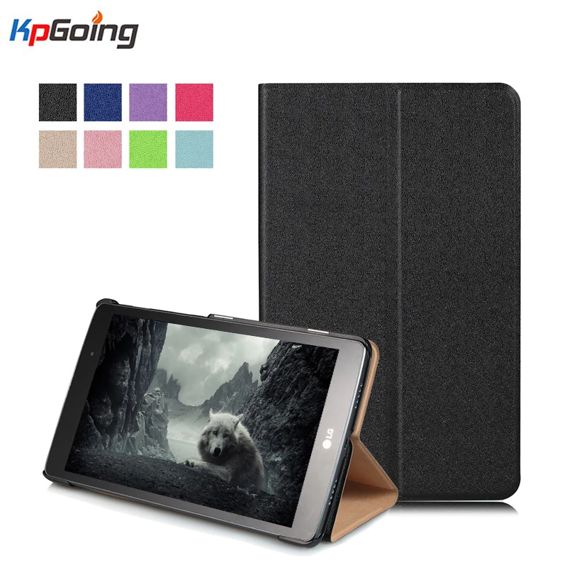 Топ PU кожаный чехол для LG G Pad X 8 0 V521WG подставка три раза на планшет дюймов PAD 3 V525