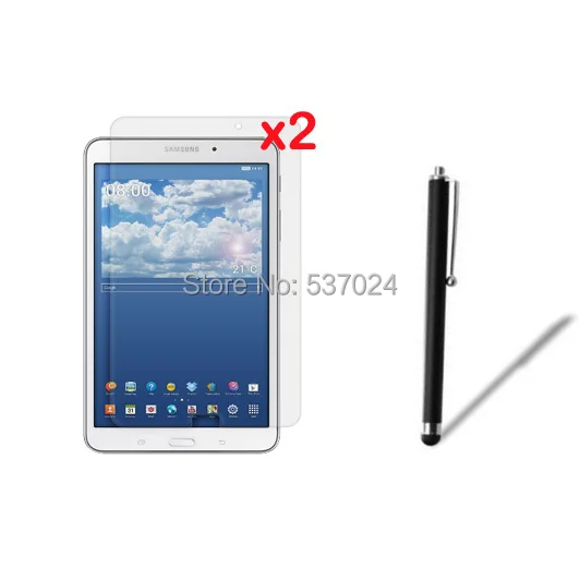 3в1 2x Матовая защитная пленка для экрана Антибликовая + стилус Samsung Galaxy Tab 4 Tab4 8 0 T330