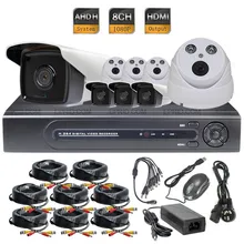 AHD-H 8CH 1080 P DVR 2 IR Matriz 2.0MP Câmera De Segurança Do Sistema Não-Gravação Em Tempo Real