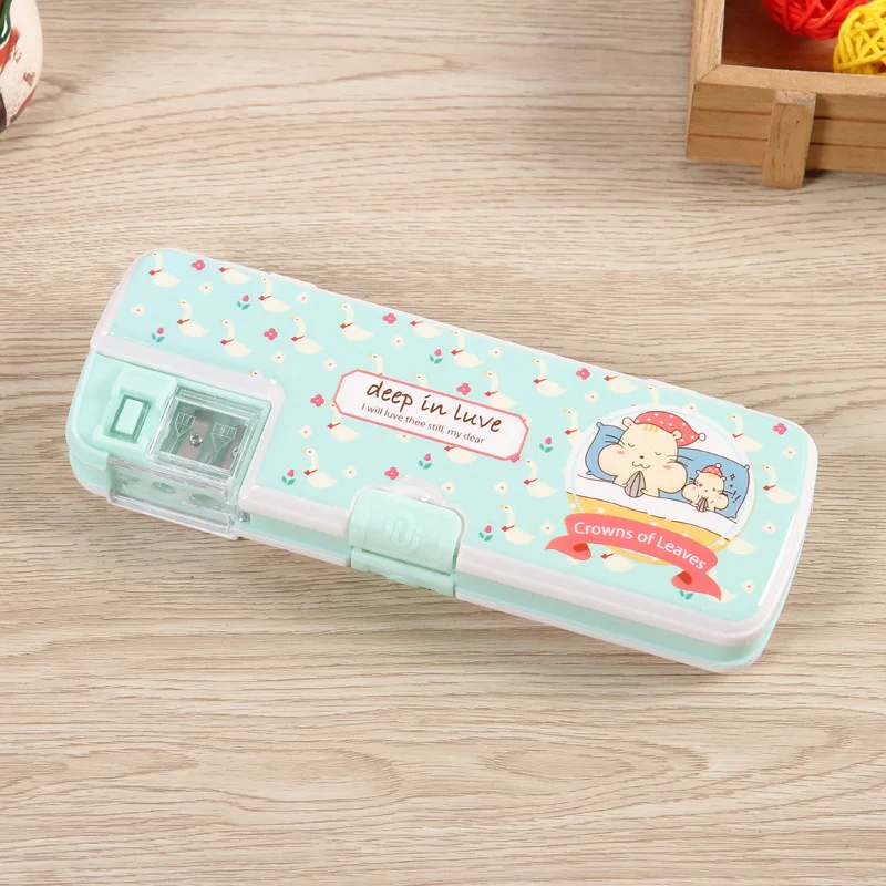 marco islevli otomatik kalem kutusu kawaii sevimli ogrenciler kalem kutusu escolar okul papelaria cezalar chancery takvimler