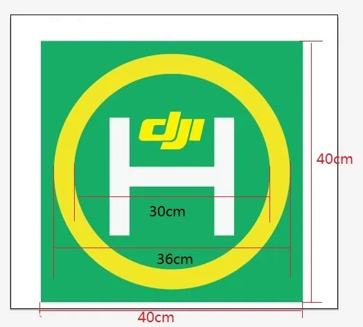 DJI Phantom 3 Accessories RC Drone Simple Takeoff Landing Apron Stickers Base Logo Signage For DJI DIY Drone