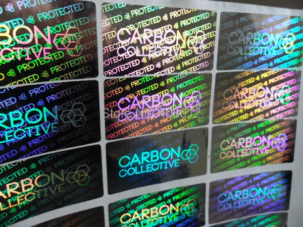 

Customize Hologram stickers- sliver color material- counterfeit -one time use sticker printing