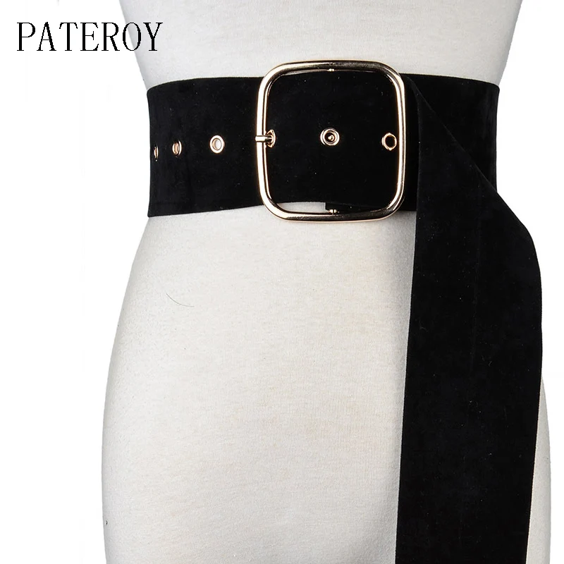 Pateroy широкие ремни для женщин Cinturon Mujer Ceinture Femme Cinto Feminino женский ремень Cinturones для женщин Pasek Damski