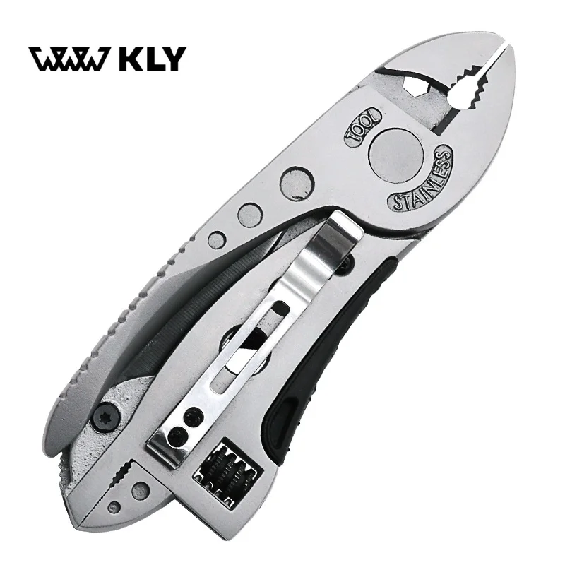 QST-EXPRES-Multitool-Pliers-Pocket-Knife-Screwdriver-Set-Kit-Adjustable-Wrench-Jaw-Spanner-Repair-Survival-Hand