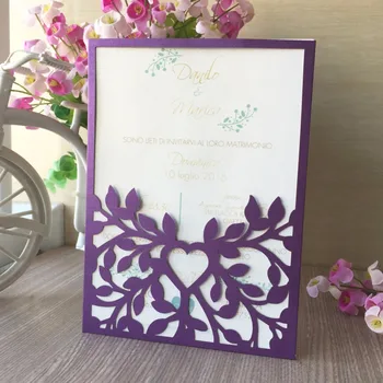 

20pcs/Lot Happy Birthday Postcard Greeting Gift Cards Delicate Laser Cut Wedding Invitation Cards