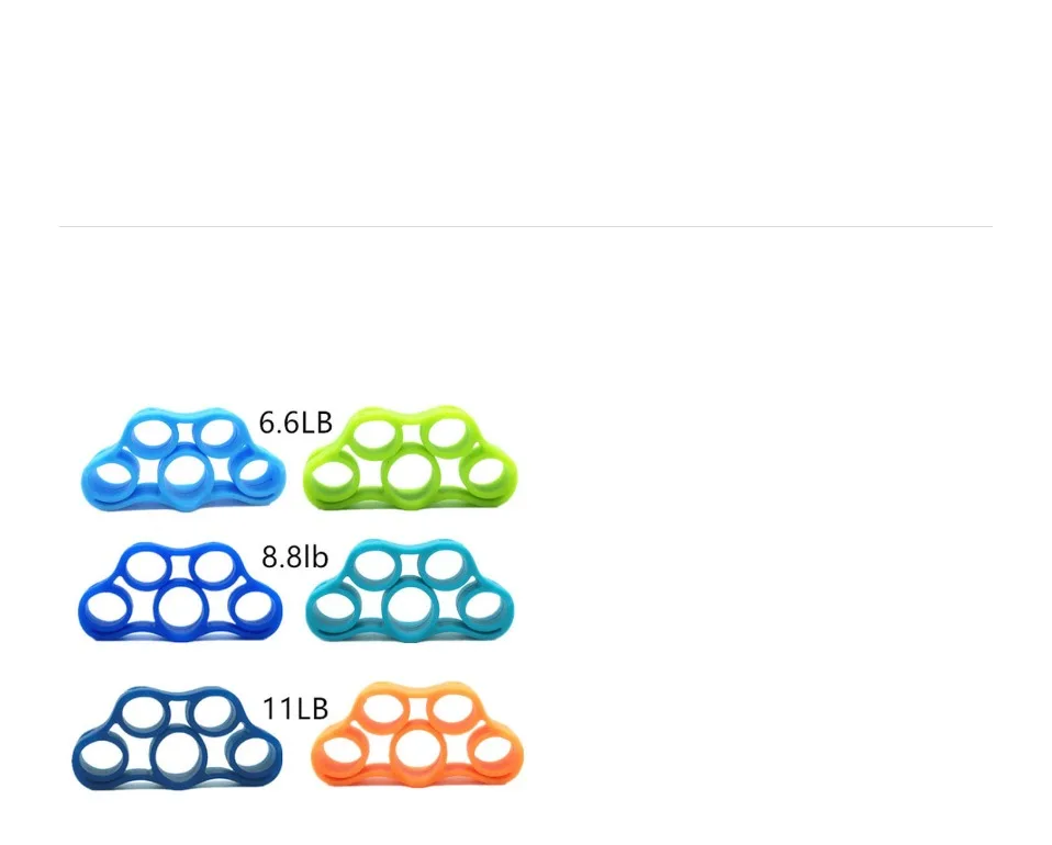 Силиконовое кольцо на палец кистевой эспандер Фитнес 3 уровня ручной тренажер для пальцев экспандер для тренировок оборудования