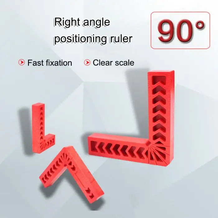 New Hot 90 Degree Positioning Squares Plastic Clamping Square Right Angle Clamp Woodworking Carpenter Tool