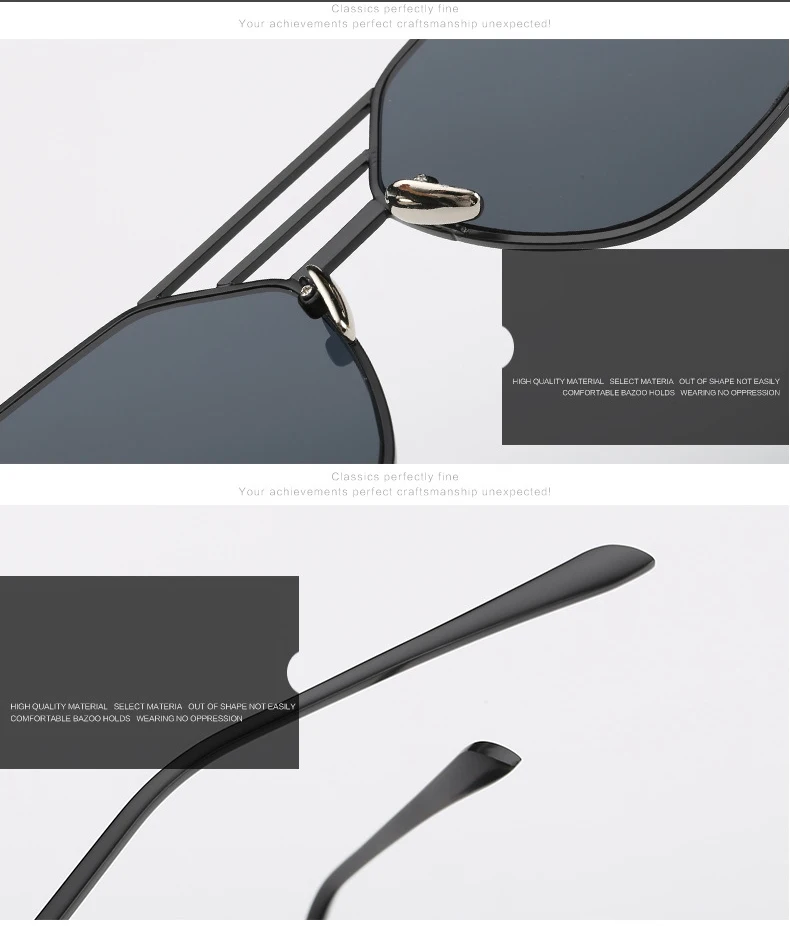 Luxury Square Women Sunglasses Brand Designer Fashion Classic Metal Female Sun Glasses Men Coated Mirror UV400 Oculos De Sol purple sunglasses