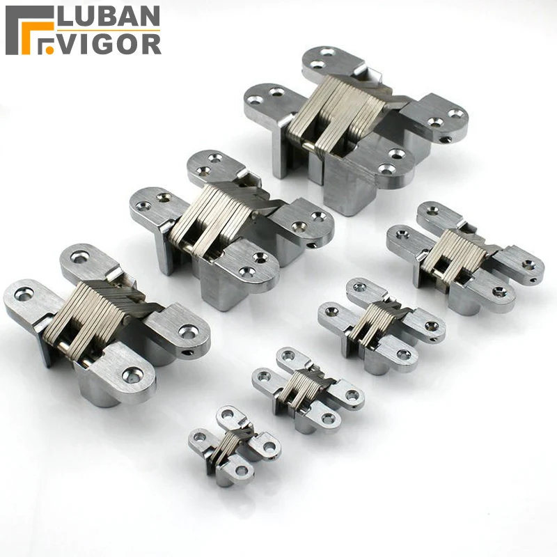 High quality cross hinge,Invisible door folding door hinge,Zinc alloy