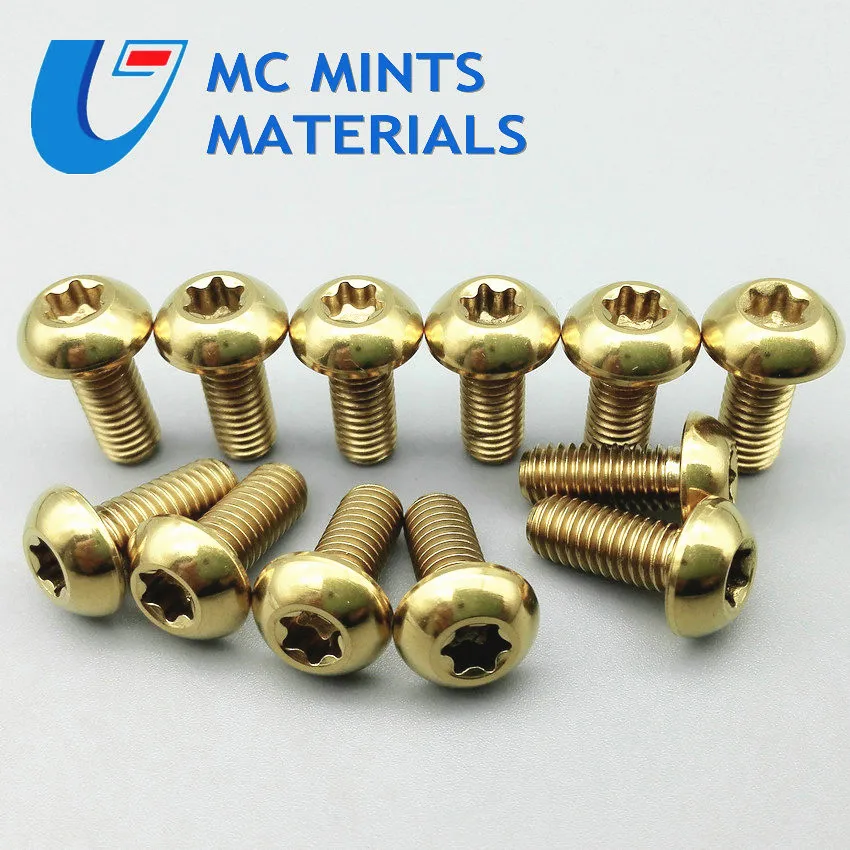 4/6/24 шт. титановые болты для бутылки с водой|titanium bolts|ti screwsti bolt |