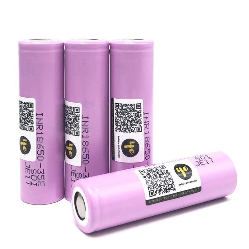 Оригинал для samsung 18650 3500mAh INR18650 35E li ion 3 7 v Аккумуляторная батарея электронной