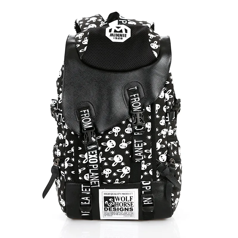 

Graffiti Backpack Women Canvas Travel Rucksack men Laptop Backpack School Bags for girls children schoolbag mochila masculina