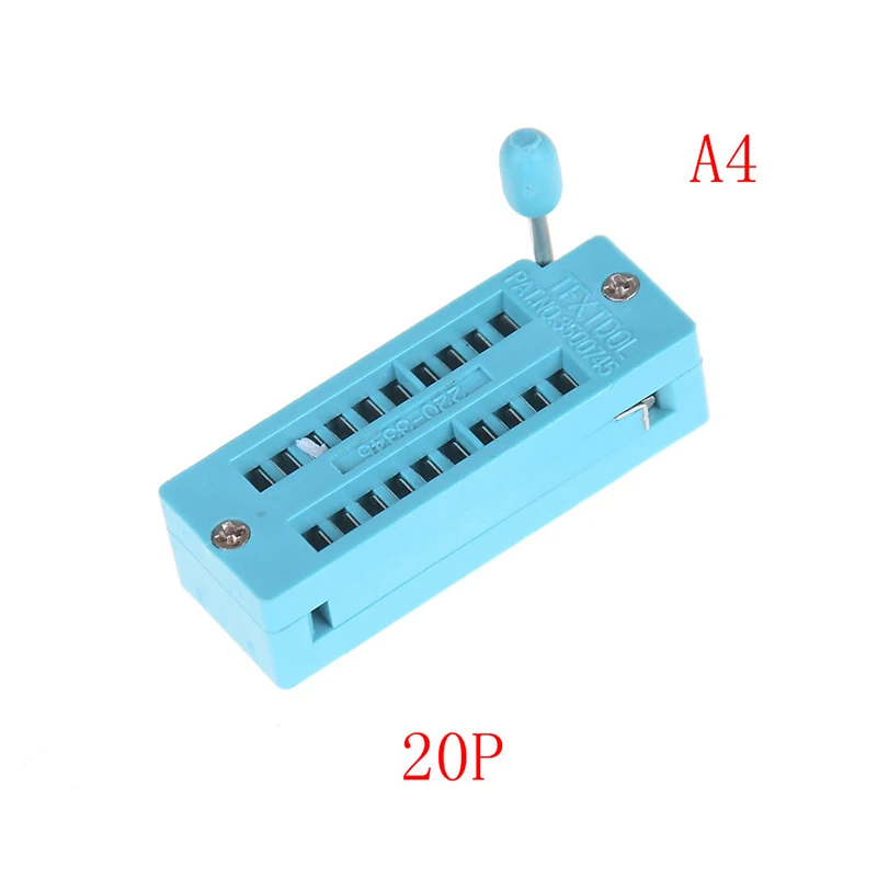 1 шт. 14/16/18/20/24/28/32/40 Pin IC Тест Универсальный ZIF Разъем Универсальный IC Тест Универсальный ZIF разъем