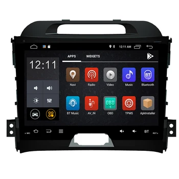 

Android 8.1/8.0 Octa Core 8 cores Fit KIA Sportage 2010 2011 2012 2013 2014 2015 Car DVD Player Navigation GPS Radio