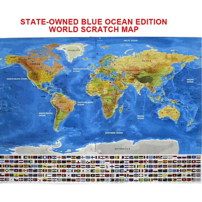 Роскошная стираемая черная карта мира, Скретч Карта океана, персонализированная дорожная царапина для карты, украшение для дома, наклейки на стену