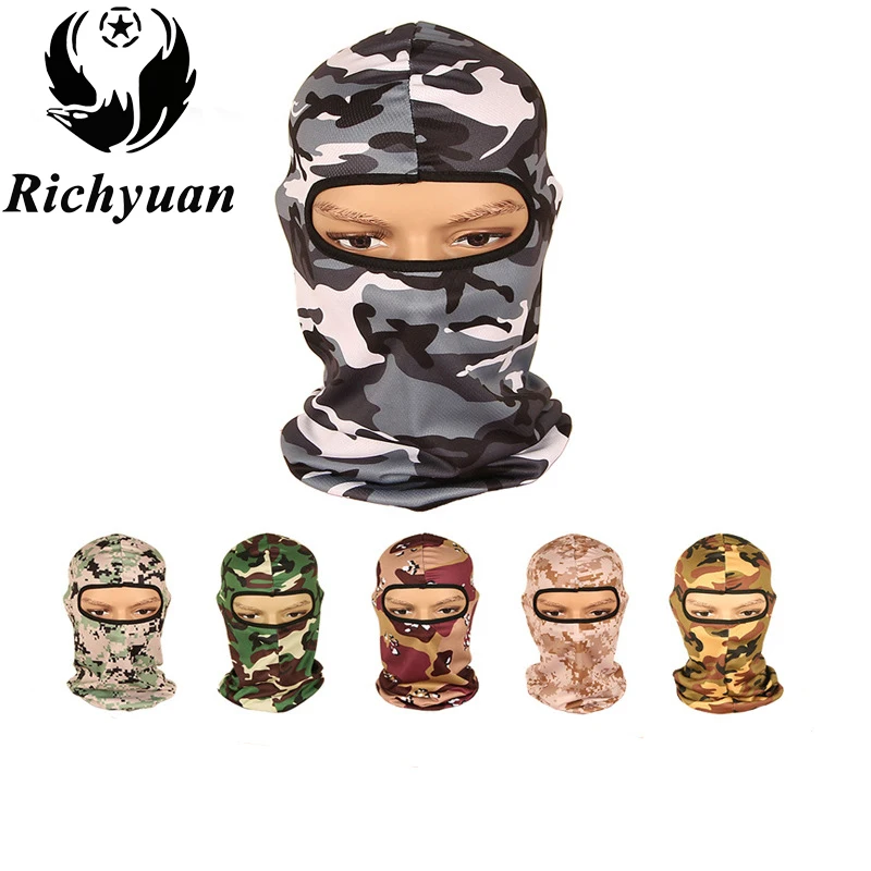 

Tactical Full Face Mask Headgear Caps Camouflage Hunting Hat Winter Neck Warm Headwear Masks Camo Hunting Hats D