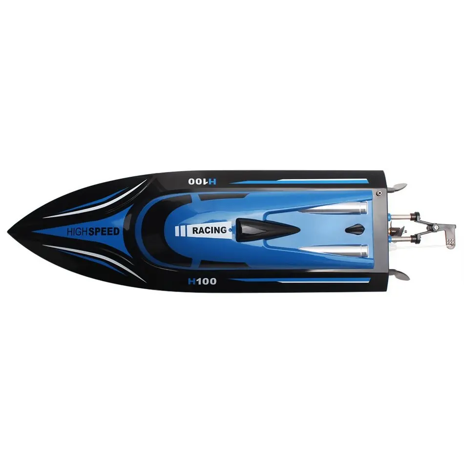 High Speed RC Boat H100 2.4GHz 4 Channel 30km/h Racing Remote Control Boat with LCD Screen as gift For children Toys Kids Gift
