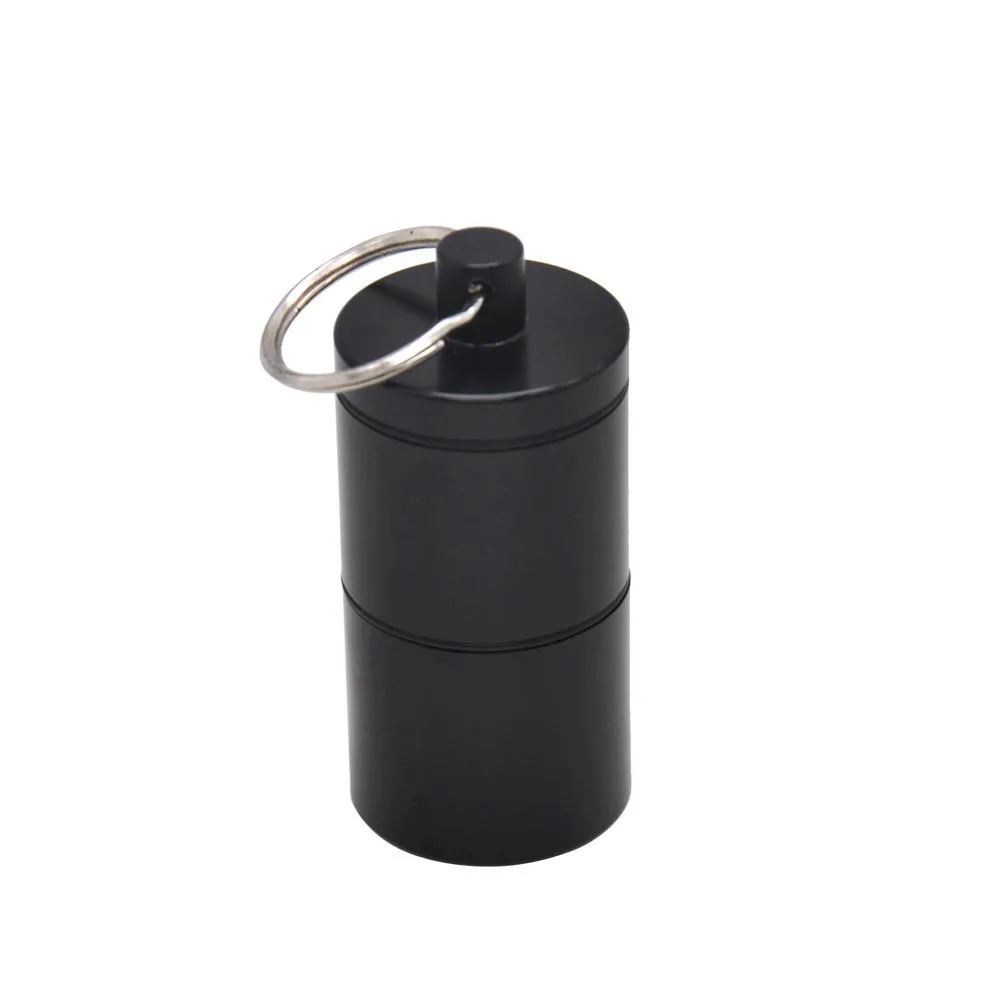 HORNET Stash Jar-герметичный, устойчивый к запаху алюминиевый контейнер для специй с 2 слоями, чехол для табака "вы можете собрать его самостоятельно" - Цвет: Black