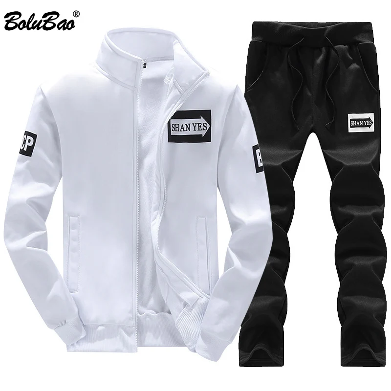 BOLUBAO модные брендовые мужские комплекты Осенние новые спортивные спортивная