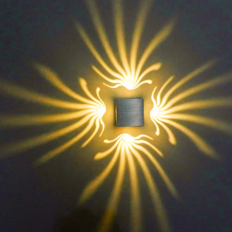 

Modern 3W LED Wall Lamp with Remote Control Hotel Room Corridor Lighting Light Effect Lamp QP2