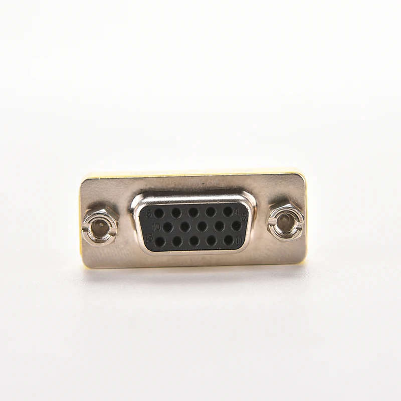 Переходник для кабеля 15 pin D Sub VGA HD SVGA гнездо гнездо|vga female connector|cable extendervga |