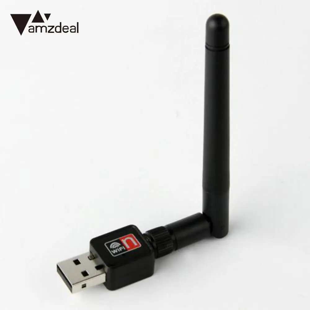 Amzdeal Тетрадь ноутбука Портативный сетевой карты 150 Мбит/с USB Wi-Fi Беспроводной Сетевое оборудование карты 802.11 п/g/b сети адаптер