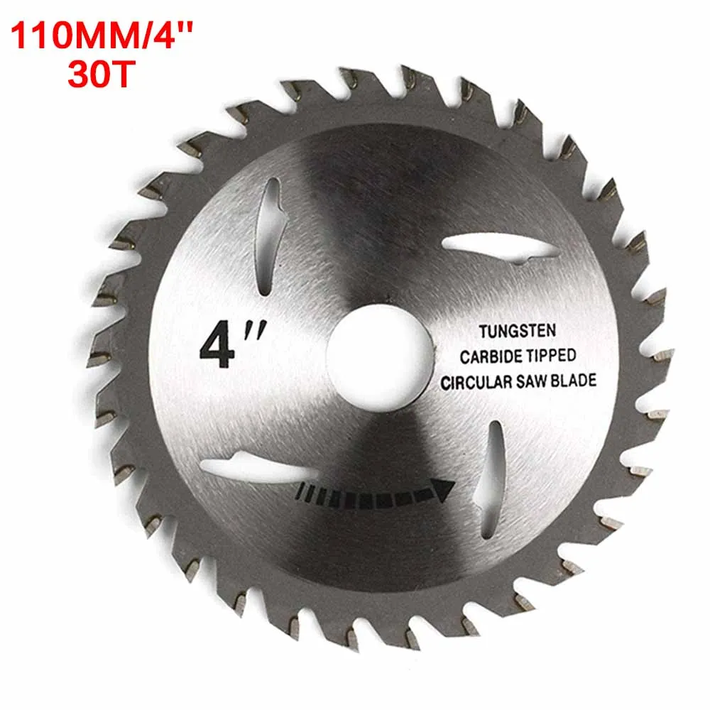 1 шт. 110*22 мм/30 т/40 т TCT режущий диск для дерева с твердосплавным наконечником для DIY и украшения - Цвет: 4in 110mm 30T