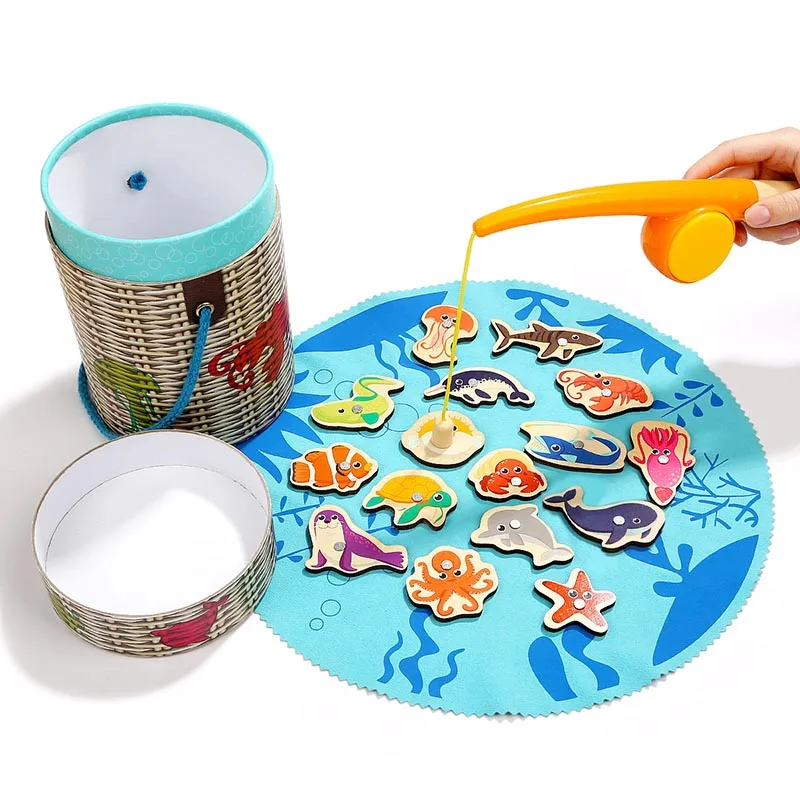 TOPBRIGHT Одиночная игрушка для рыбалки детская игрушка; развивающая игрушка - Цвет: Многоцветный