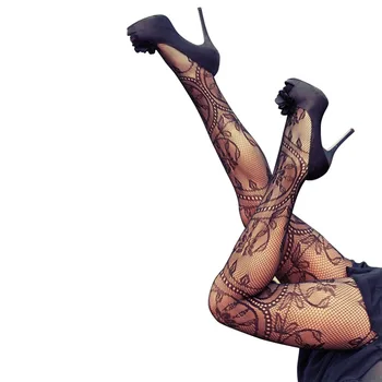 

Fishnet Pantyhose Sexy Charming Floral Pattern Hosiery Tights Stockings Hot Sale