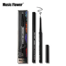 Music Flower 8 цвета, автоматическое мерцающий гель карандаш-подводка для глаз Водонепроницаемый устойчивый к пятнам макияж Цвет Фул карандаш-подводка для глаз Длительное подводка для глаз