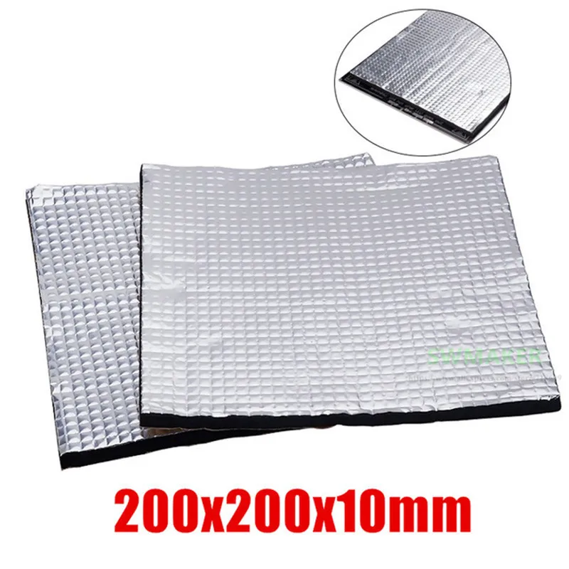 2pcs Wanhao Anet 3D Printer 200/214/220mm Heat Insulation Cotton with Adhesive tape 10mm thick waterproof for heated bed plate | Компьютеры