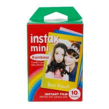 1 упаковка/10 листов высокого качества Радужный шнурок мгновенный Фотобумага Mini7 8 25 70 90 фотоаппарат Polaroid пленка