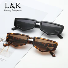 Винтаж Для женщин Для мужчин солнцезащитные очки в стиле ретро Брендовая Дизайнерская обувь мода нерегулярные солнцезащитные очки UV400 Оттенки Leopard черная рамка очки