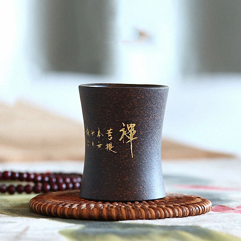 

PNNY 60ML Yixing Purple Clay Zen Tea Cup Purple Sand Heat Resistant Tea Cup Tea Ceremony Accessories Purple Sand Crafts