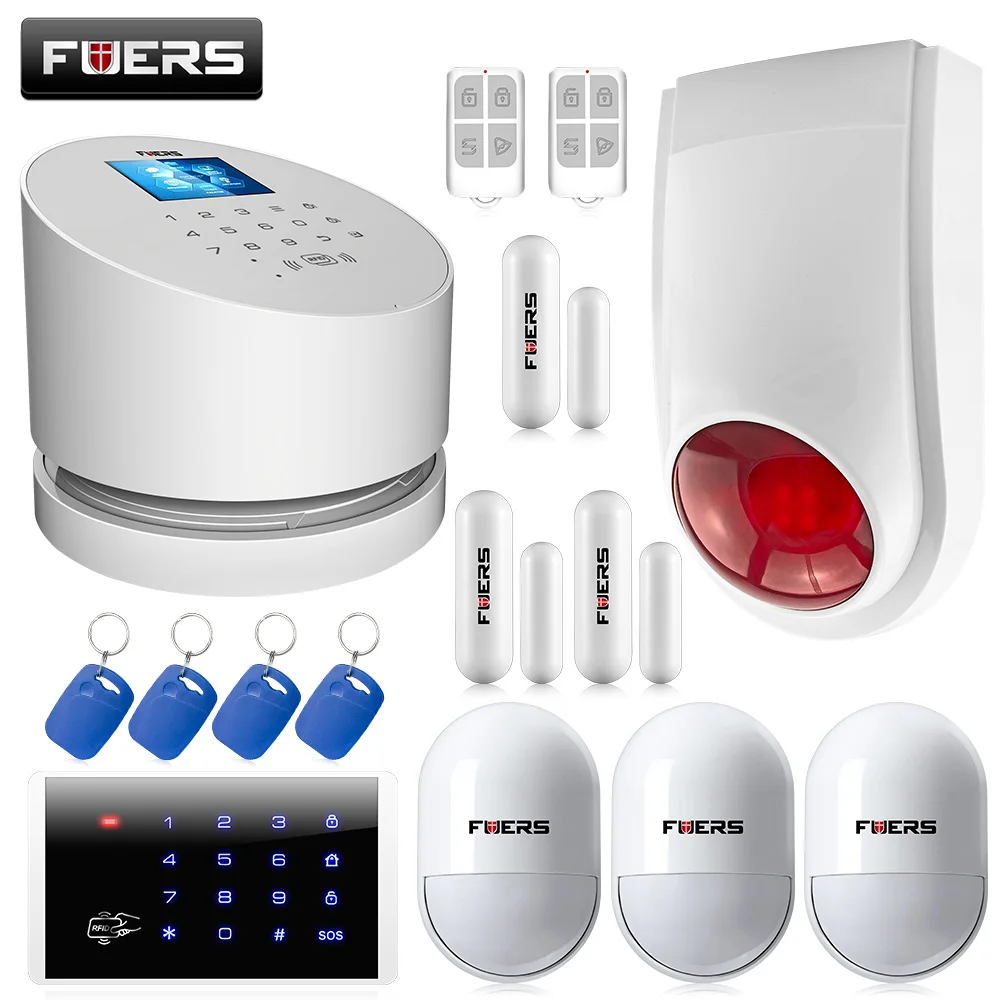 bilder für Original WiFi GSM PSTN RFID linie telefon einbrecher Alarmanlage Wifi GSM hause alarm Android IOS App fernbedienung bilder für Original WiFi GSM PSTN RFID linie telefon einbrecher Alarmanlage Wifi GSM hause alarm Android IOS App fernbedienung