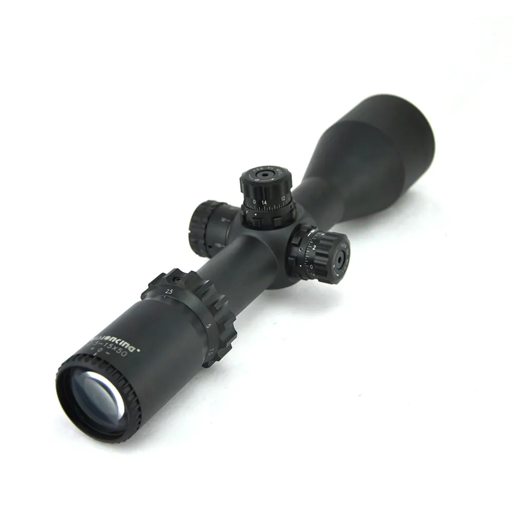 Снайперский оптический прицел Visionking 2 5 15x50 FFP с подсветкой 223 30 06 308 338 для ночной
