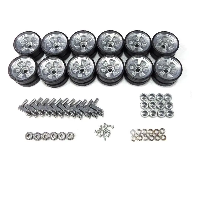 

henglong 3938 3938-1 Russian T90 1:16 RC tank upgrade parts metal wheels hub set