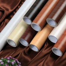 DIY кухонный шкаф, мебель, декоративная пленка, самоклеющиеся деревянные виниловые обои, Современная гостиная, ПВХ, водонепроницаемые наклейки